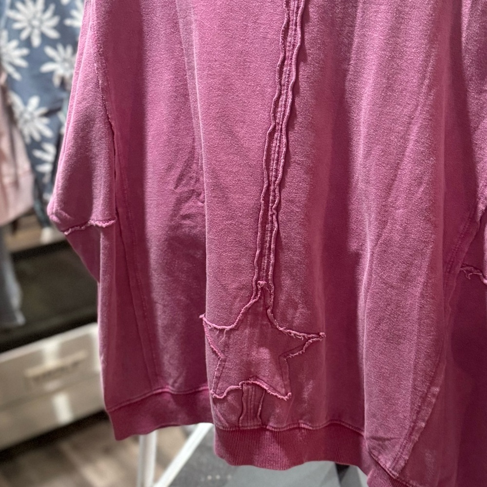 Pink Women's Easel Sweatshirt - Picture 2 of 2